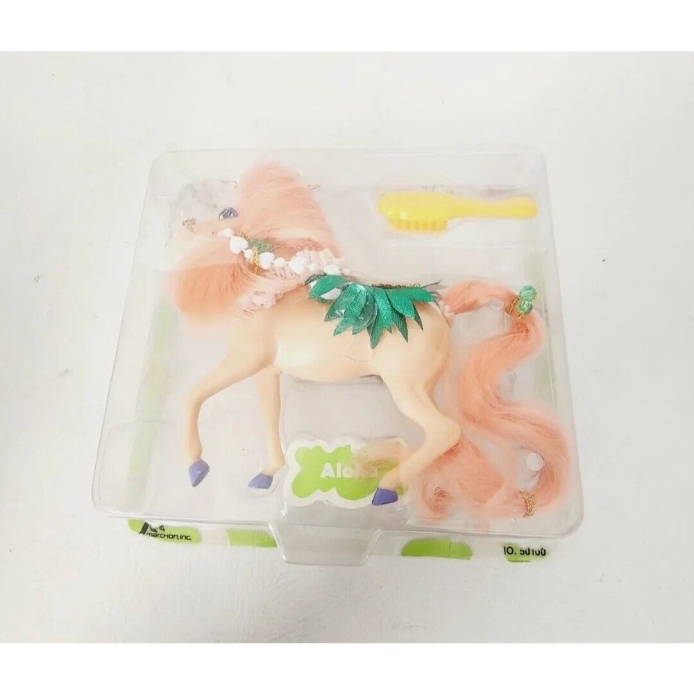 Vintage Super Rare HALOHA Marchon Enchanted Kingdom Horse With all Accessories